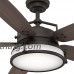 Casablanca 59360 Caneel Bay 56" Ceiling Fan with Light with Wall Control  Large  Maiden Bronze - B06X92F11M